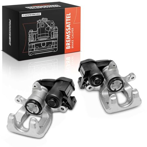 Frankberg 2x Pinza de freno Trasero izquierdo derecho Compatible con Qashqai II SUV J11 J11 1.2L-1.8L KadSí.r HA HL 1.2L-1.8L Replace# 440014EA0A