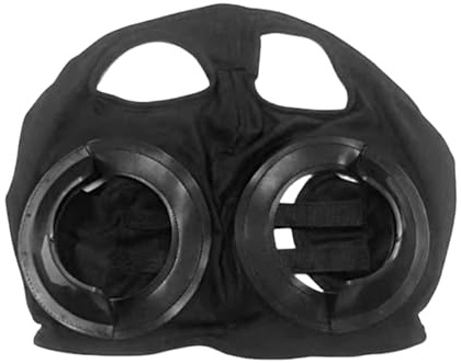 Cappuccio Lampeggiante Per Cavallo - Maschera In Poliestere PU | Visiera Per Occhi In Rete Antivento 60x35 Cm 200 G | Paraocchi Per | Il Design Migliora La Concentrazione Durante Gli Eventi Di