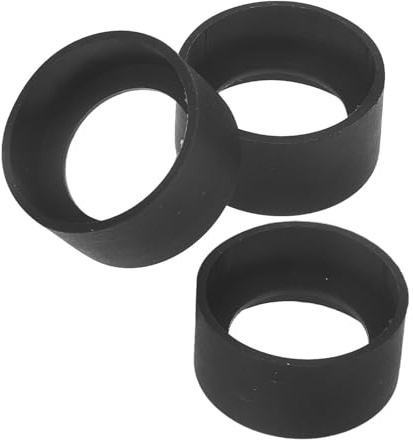 HOMOCONO 3pcs Rubber Eyepiece Covers for Microscope and Scope Lens with Reinforced Rim Structure, Elastic and Smudge Resistant Eye Cups, for Fieldwork and Student Labs