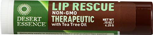 Desert Essence Tea Tree OIl Lip Rescue (Pack of 24) 4.4 ml