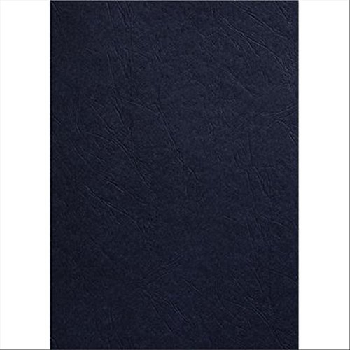 GBC T22410029 Einbanddeckel LeatherGrain Karton, 250 g/qm, A3, 100 Stück, schwarz