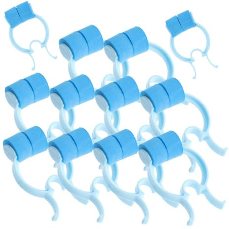 BESTYASH Clip Nasal Entrenamiento Respiración Pulmonar 16 Piezas Tamaño Pequeño Color Azul Para Hemorragias Nasales Cuidado Facial Uso Doméstico