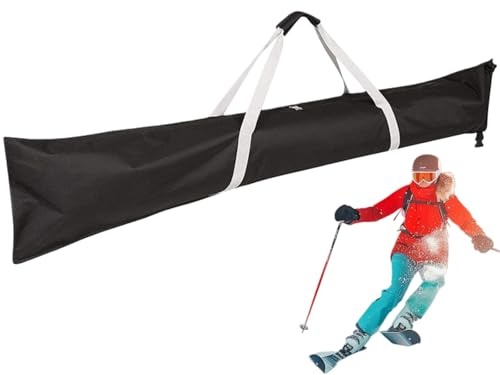 IATAHI Borsa da Sci,Sacca da Sci,Borsa Da Scis Da Viaggio,Borsa Porta Scis,Borsa da Snowboard,Borsa da Viaggio per Sciss,Borsa per Kit da Sciss,Custodia Portasci Con Tracolla Regolabile,185 * 33cm