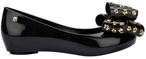Melissa Womens Ultragirl Sweet XXII Jelly Ballet Flats - Black UK 7