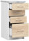 BDW - Küchenschrank Weiß/Sonoma - Schrank Küche mit Arbeitsplatte und Schubladen - Schrank 40 cm breit, 85 cm hoch - Küchenschränke Einzeln, Küchenmöbel Einzelteile