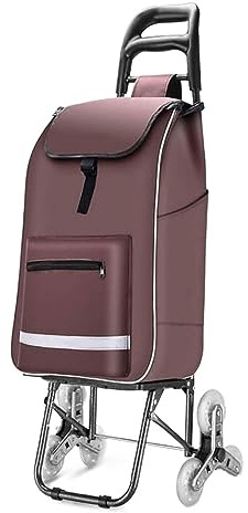 TOTIKI Carro Compra Carrito De La Compra Portátil, Carrito Plegable para Subir Las Escaleras, Tela Oxford Impermeable, Tienda De Comestibles Portátil para Personas Mayores Carrito De Compras