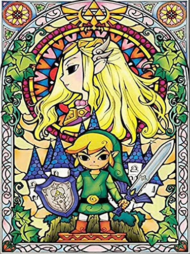 5D DIY Diamond Painting The Legend of Zelda 40,6 x 50,8 cm Full Round Drill Strass Stickerei für Wanddekoration