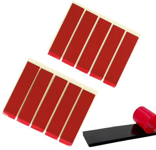 Moeey Number Plate Sticky Pads 10Pcs,Strong Double Sided Adhesive Pads,2-sided Sticky Foam Pads Number Plates, Licence Plates, Car Registration, Motorbike(3mm thick)