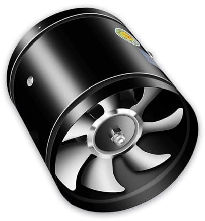 Ventilateur de conduit 4''6''8 ''tuyau Ventilateur D'échappement Ventilateur D'air Tuyau En Métal Ventilation Ventilateur D'échappement For La Livraison Directe(4inch)