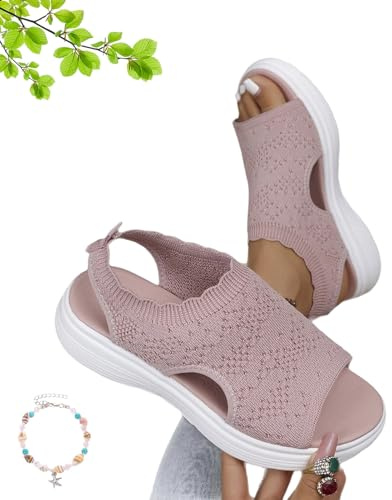 Ruhemeister Pro 2026 Nouvelles sandales à plateforme respirantes en maille for femmes, sandales for pieds larges, sandales d'eau confortables d'été, sandales de sport et d'extérieur for femmes