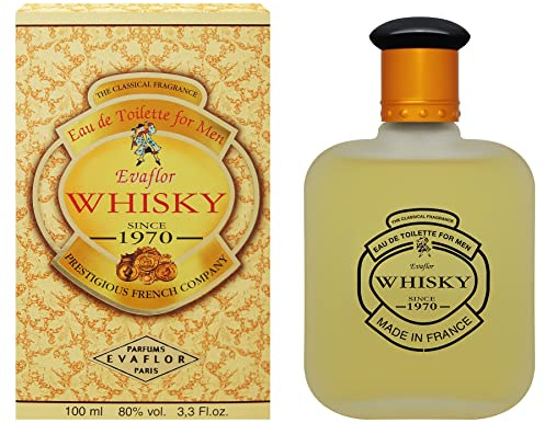 WHISKY FOR MEN • Eau de Toilette 100 ml • Men's perfume • Spray • EVAFLORPARIS