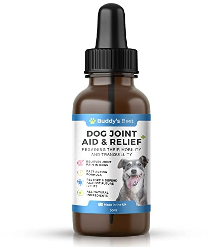BUDDY'S BEST Dog Joint Support Drops | 50ml | Supports Healthy Mobility & Flexibility | Natural Ingredients for Overall Well-Being | Easy-to-Use Liquid Supplement for Dogs of All Breeds