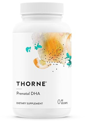 THORNE - Prenatal DHA - 650 mg DHA and 200 mg of EPA - Supports Baby’s Brain & Nervous System Development from Pregnancy to Nursing* - 30 Servings