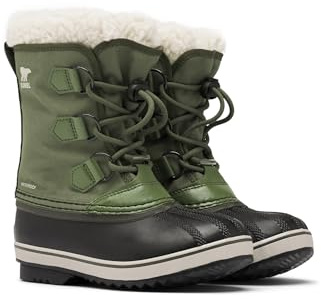 Sorel Yoot PAC Nylon WP Bottes de Neige imperméables, Hiker Green Youth Collection 2024, 40 EU
