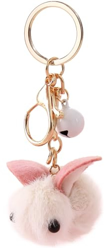 LXONTSG Coniglio di Peluche Faux Pelliccia Portachiavi
