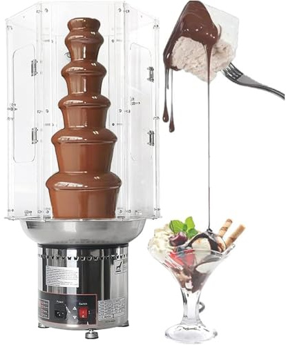 Överdrag till chokladfontän, 4-7 nivåer elektrisk chokladfonduefontänmaskin, PVC-överdrag till chokladfontän, överdrag till varm chokladfondue, for fest, bröllop, födelsedag, jul(4tiers)