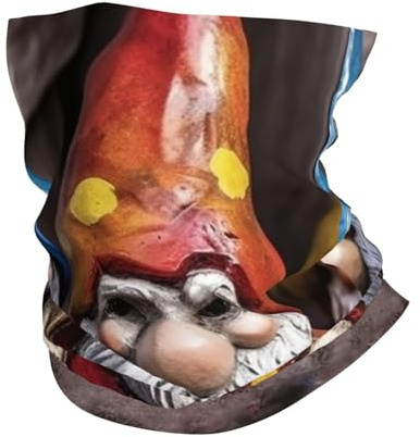 Tubhalsduk färgglad GNOME multifunktionell halsduk multifunktion halsvärmare andningsbar loop halsduk för vandring löpning yoga 25 x 50 cm