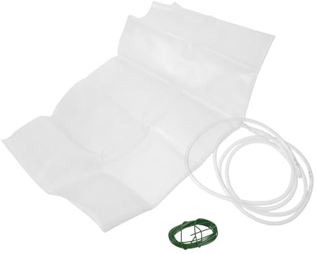 SEWACC Kit Deviatore di Perdite dal Tetto con Imbuto Raccolta Acqua Piovana 50X60 CM + Tubo 2 M e Filo di Ferro per Drenaggio Rapido Esterno e Protezione Coperture Casa