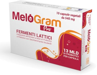 Farmacia Formica Fermenti Lattici Probiotici per Intestino 10 Capsule 540mg, con Saccharomyces Boulardii, Bacillus Clausii, Estratto di Melograno, Lactobacillus Rhamnosus per Microbiota Intestinale