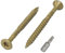 Marcopol (Pack of 250 pcs) Green Anti-corrosion Finish 4.0 x 45 mm Timber Decking Screws, Wood Screws, Torx Head, Type 17, Countersunk Head, Exterior Screw (250, 4.0 x 45 mm)
