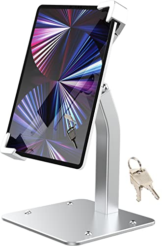 Oilcan Supporto Tablet Antifurto, Porta iPad Tavolo Sicurezza, Staffa Tablet Ristorante Esposizione [Rotazione 360° & Robustezza] per iPad, Galaxy Tab, E-Reader, Amazon Fire ecc (7-11)