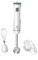 UTALENT Cordless Hand Blender, Variable Speed Immersion Blender handheld Rechargeable, with Fast Charger, Milk Frother, Egg Whisk, for Smoothies, Milkshakes, Hummus and Soups – White