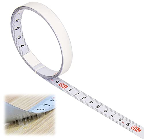 Règle Métrique Auto-Adhésive,Règle En Acier À L'Échelle Collante,Règle En Acier Métrique,Measure Mètre À Ruban,Ruban À Mesurer Portable,Gauche À Droite,Ruban À Mesurer 2 m,Pour Établis Et Machines