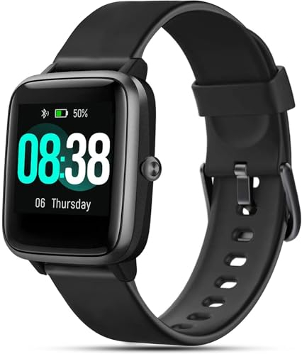 Issinlky Veryfitpro ID 205L Armband, 19mm Armband Silikonarmband für GRV FC1 IDW15 ID205S ID205G ID215G ID216 YM205L Uwatch3 Ufit GT BV205L TE021 SW020 SW021 SW023 Smartwatch