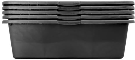 ViD® - Cubos de hormigón (5 Unidades, 40 L, 70 x 40 x 22 cm, para Cemento/hormigón y albañilería