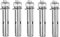 SANTUO M10 x 100 Anchor Bolts 5Pcs Concrete Screw M10 Expansion Bolts External Hexagonal Expansion Bolts 304 Stainless Steel for Wall Concrete Dry Brick Block Walls Heavy Duty Fixing