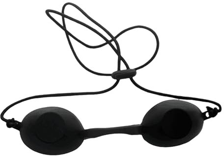xianshi Solarium Brille,Uv Schutzbrille,Light Red Rotlichtlampe,Augenschutz Infrarot Led,Rotlicht Therapy Augenklappe Eye,für Glasses Goggles Protection,Schutz Solariumbrille Augenklappen,Augenmaske