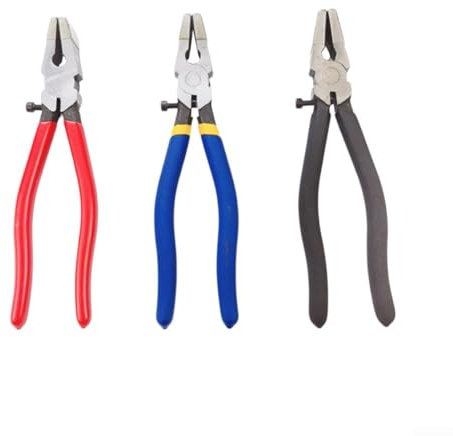 Verstellbare Länge, flache Nase, Schmuckzange, perfektes Zubehör für verschiedene Schmuckherstellungsaufgaben (blau)