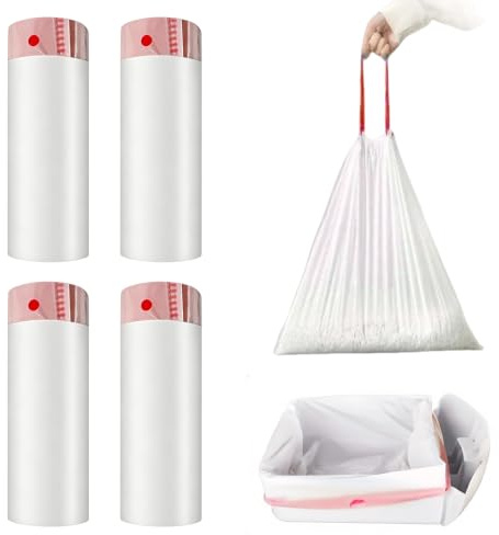 80 stycken självrengörande kattlådepåsar 69 x 40 cm, kattlådepåsar, kattsandsmatta för självrengörande och automatiska kattlådor, reptåliga påsar med dragband, universell passform