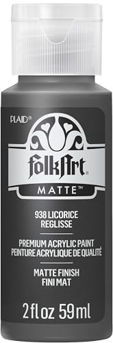 Folk Art Acrylic Paint in Assorted Colors (2 Ounce), 938 Licorice