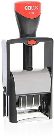 Colop 2331502232 Datumstempel 2160/RL 24x41mm rot/blau in Blisterverpackung