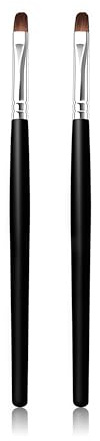 2 pcs Lip Brush Concealer Brushes ，Lipstick Gloss Brushes Applicators Eyeshadow Lip Liner Makeup Brush Cosmetics Make Up Tools, Small Make Up Brushes