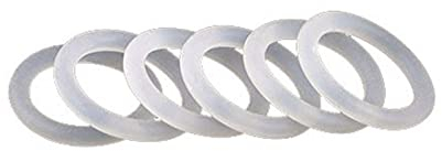 Transparent Silicon O-Ring 3mm Dicke 21-31mm Außendurchmesser Weiß Gummi-Dichtungen Dichtung Unterlegscheibe, 25x19x3mm