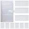 MULINHAI Libro de almacenamiento de joyas transparente，Organizador de joyas de viaje Bolsas transparentes para joyas，para Pendientes,Anillos(84Rejillas+30Bolsas)
