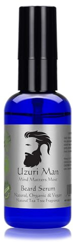 Uzuri Man Natural Organic Beard Serum Enriched with Vegan Free Ingredients 50ML