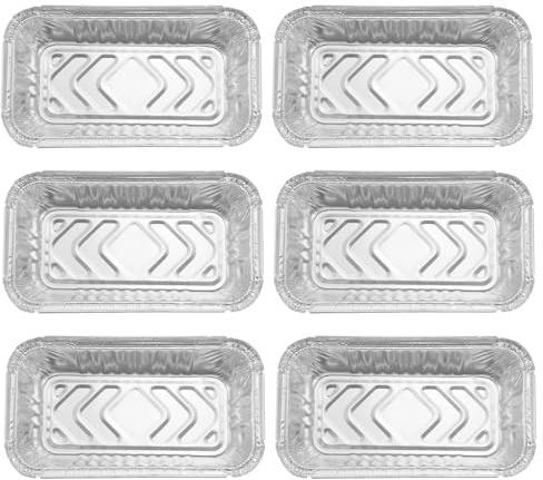 jojofuny Lot De 25 Barquettes En Aluminium 670 Ml Sans Couvercle Contenants Alimentaires Jetables Conteneurs Pour Barbecue Pratiques Pour Fêtes Et Cuisson En Plein Air