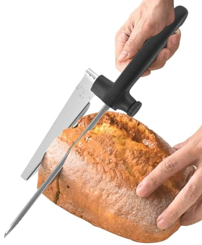 Genérico Cortador de Pan Ajustable,Accesorios de Repostería Ajustables | Cortador Rebanador de Pan con Filo Serrado | Regalo de Hogar para Panadería y Restaurantes