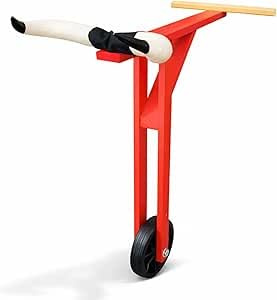 AMBIENTS ARTESANIA Carretón Taurino de Madera con Cuernos de Plástico, Carretón Tradicional para Encierros Infantiles, Juguete Taurino Resistente y Ligero para Niños Desde 5 Años, 90 x 45 x 75 cm