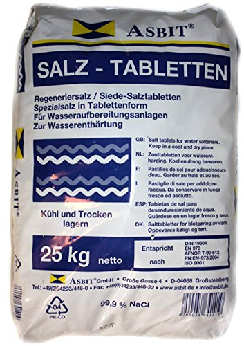 Asbit Regeneriersalz Tabletten für Wasserenthärter 25 kg