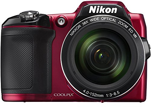 Nikon COOLPIX L840 Digital Camera with 38x Optical Zoom and Built-In Wi-Fi (Red)