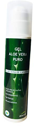 200ml Aloe Vera 100% di gel puro di agricoltura biologica rigorosamente controllata nelle Isole Canarie