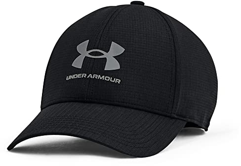 Under Armour Herren Iso-Chill ArmourVent Verstellbare Mütze, Schwarz, OSFM Einheitsgröße, Schwarz/Pitch Gray (001)