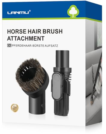 LANMU Accessoires pour aspirateur sans fil Shark IZ201 IZ202 IZ251 IZ252 UK UKT, adaptateur de brosse à épousseter pour aspirateur en forme de D