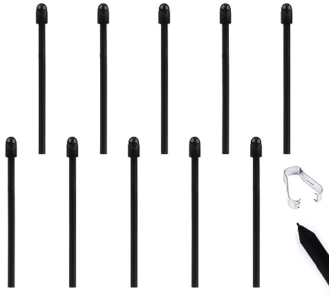 10pz Punte del Pennarello per Remarkable 2, Sostituzione Punta Penna Maker con Strumento di Installazione Pennino Stilo Pittura Accessori Scrittura per Remarkable 1&2 Remarkable Maker Plus(Nero)