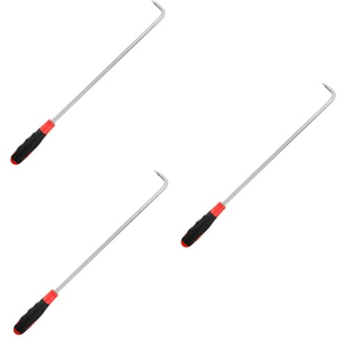 Gatuida 3st Haken Aus Edelstahl Werkzeug Rollladen Fadenvorhang Deckenhaken Langhantelstange Rolladen Schachthaken Schachtdeckelheber Hakenhand Hebehaken Schachtabzieher Rostfreier Stahl