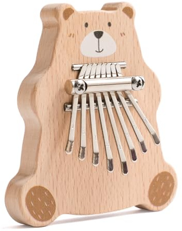 Marimba - Pianoforte a 7 tasti, strumento di marimba, per gli amanti della musica, in legno, 7 tasti, Marimba, pianoforte a pollice, per bambini e adulti